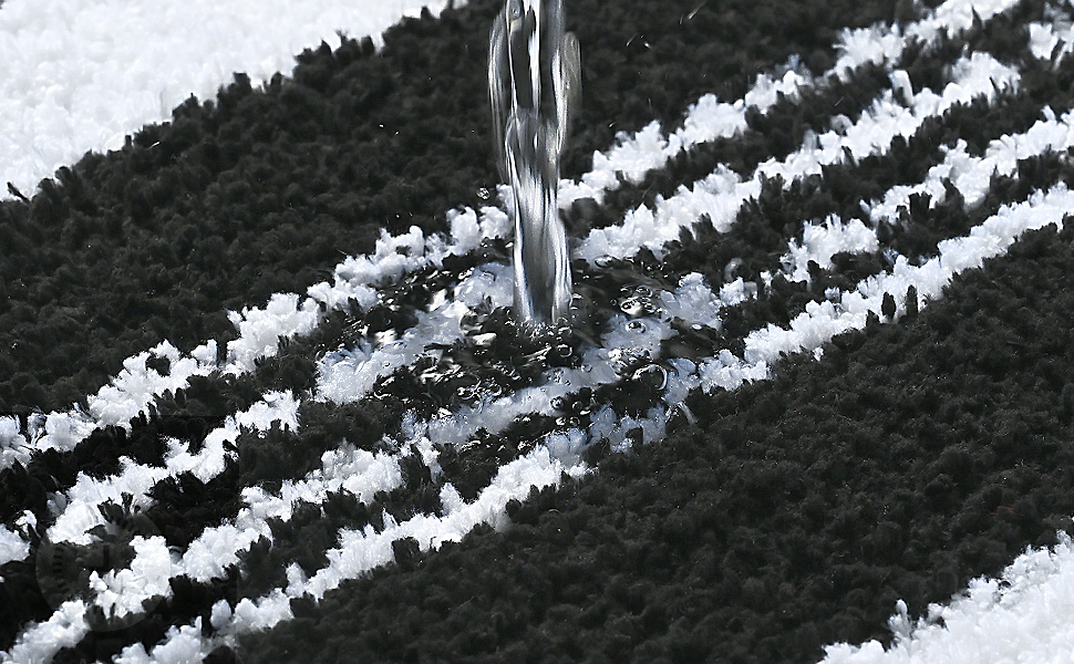 absorbent bathroom rug