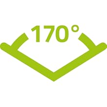 Ángulo de grabación de hasta 170°