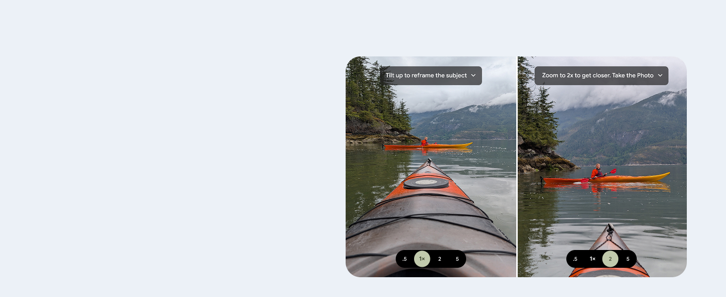 Camera Coach. Collab with Gemini to snap your best pic.