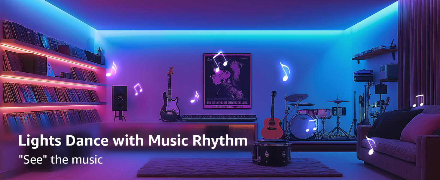 Lepro SE1 AI Smart RGB LED Strip Light Music Sync