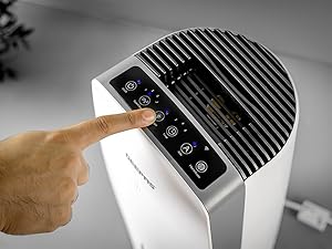 GEEPAS Digital 2-in-1 Air Purifier and Humidifier for Home Bedroom