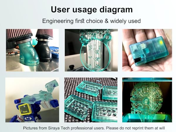 Amazon.co.jp: Siraya Tech製 Bluレジン (1kg) 高強度/耐衝撃性