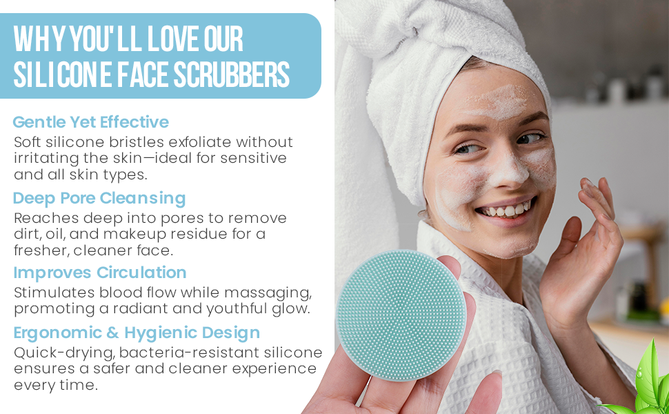ace scrubber exfoliator silicone scrubber facial exfoliator facial brush facial cleaning