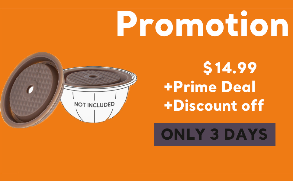 REUSABLE COFFEE CAPSULE DISCS Reusable Refillable Pod for VERTUOLINE