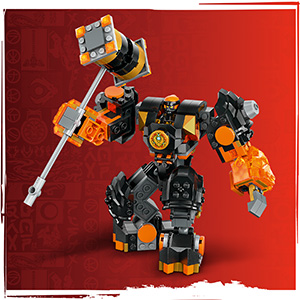 LEGO NINJAGO Cole'un Toprak Elementi Robotu 71806 – 7 Yaş ve