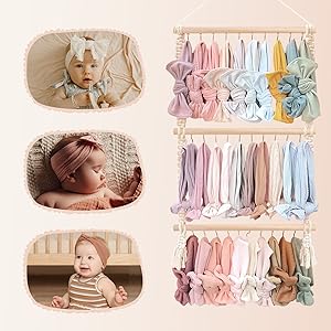 headband holder organizer for baby girls