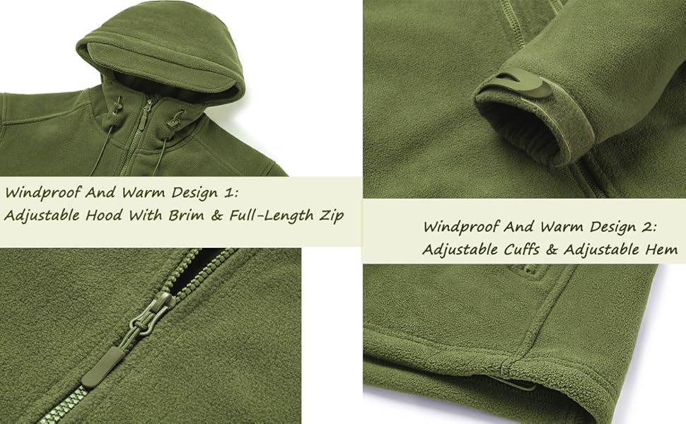 Fleece Hoodies Jassen voor Mannen Winter Windbeaker Tactische Jassen Voor Mannen Winter Windbeaker Tactische Jassen