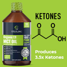 Produces 3.5x Ketones