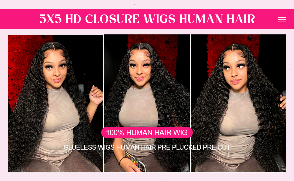 glueless wigs human hair pre plucked pre cut