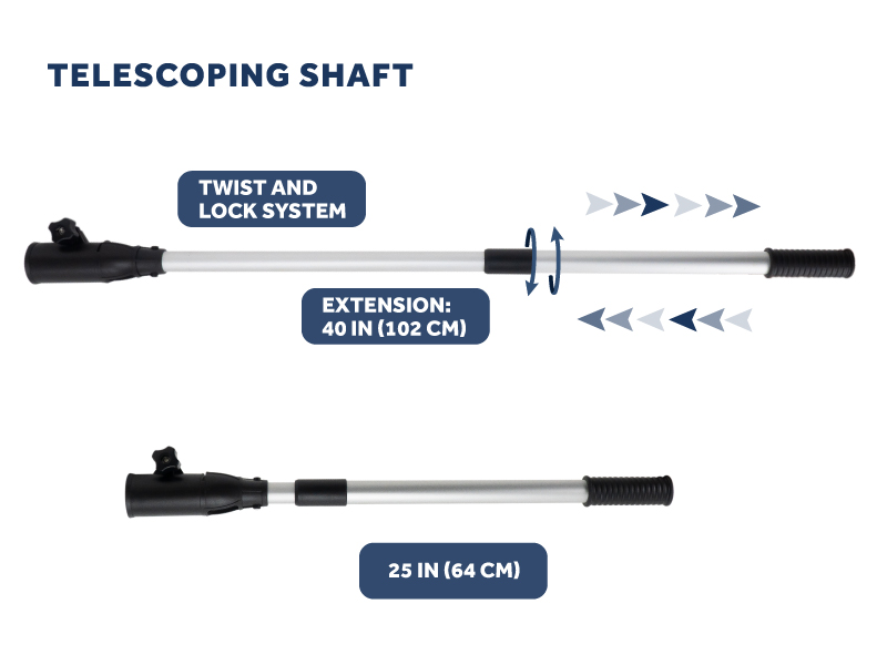 Five Oceans Tiller Handle Extension for Outboard, Outboard
