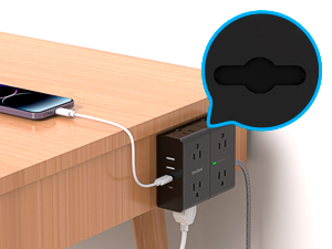 wall mountable power strip