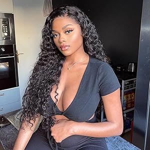 Deep Wave Lace Front Wigs Human Hair
