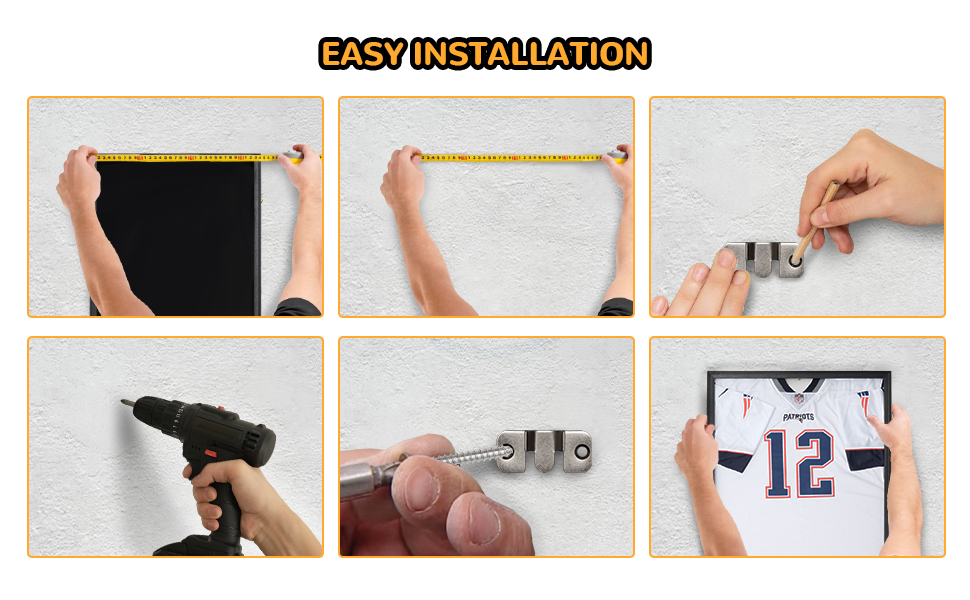 LIANJOY Jersey Frame Display Case, Jersey Shadow Box with