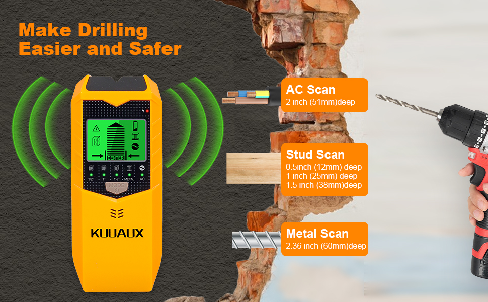5 in 1 Stud Finder Wall Scanner