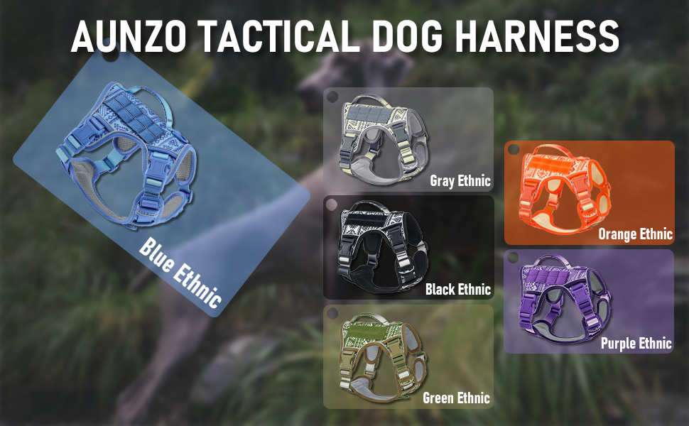 AUNZO tactical dog harness