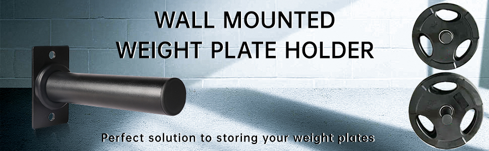 SYL Fitness Wall Mounted Weight Plate Holder