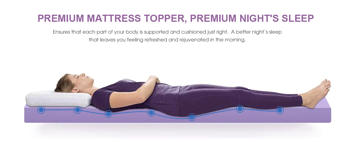 memory foam mattress topper