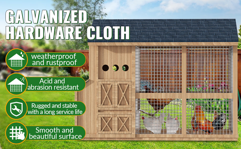 48inx100ft 1/4 in 23Gauge Hardware Cloth Galvanized After Welded Cage