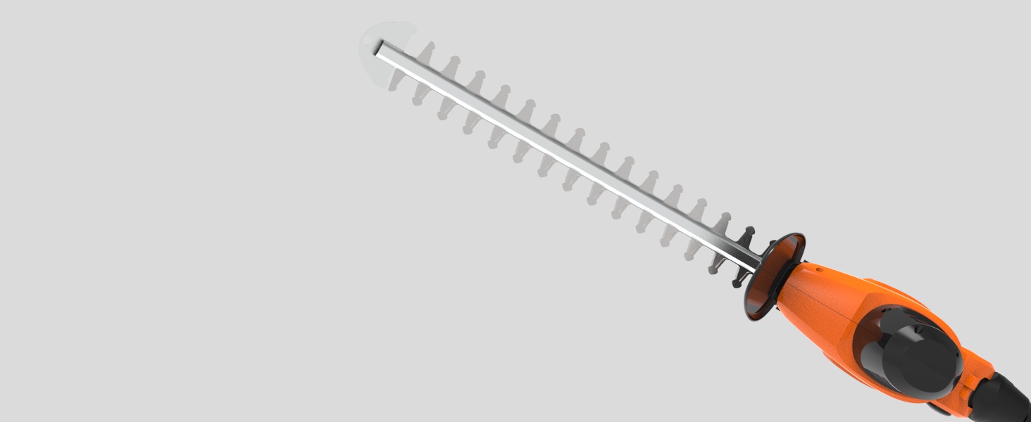 GARCARE Electric Hedge Trimmer Corded with Extension Pole