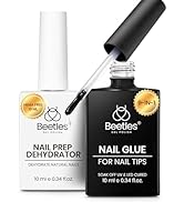 Beetles 9 In 1 Gel Nail Glue Nail Dehydrator Kit for Acrylic Nails Acid Free & Hema-Free Professi...