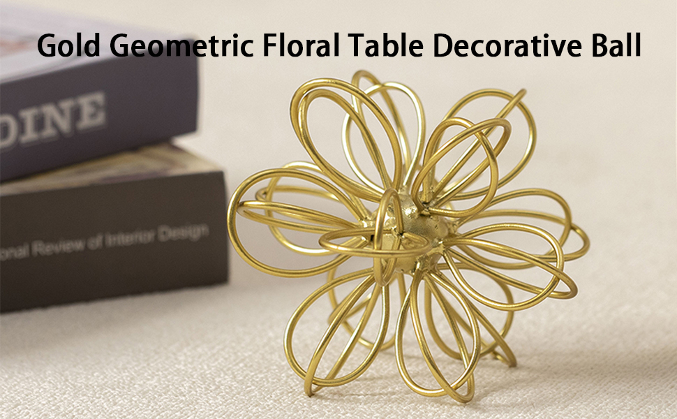 metal desktop geometric ball