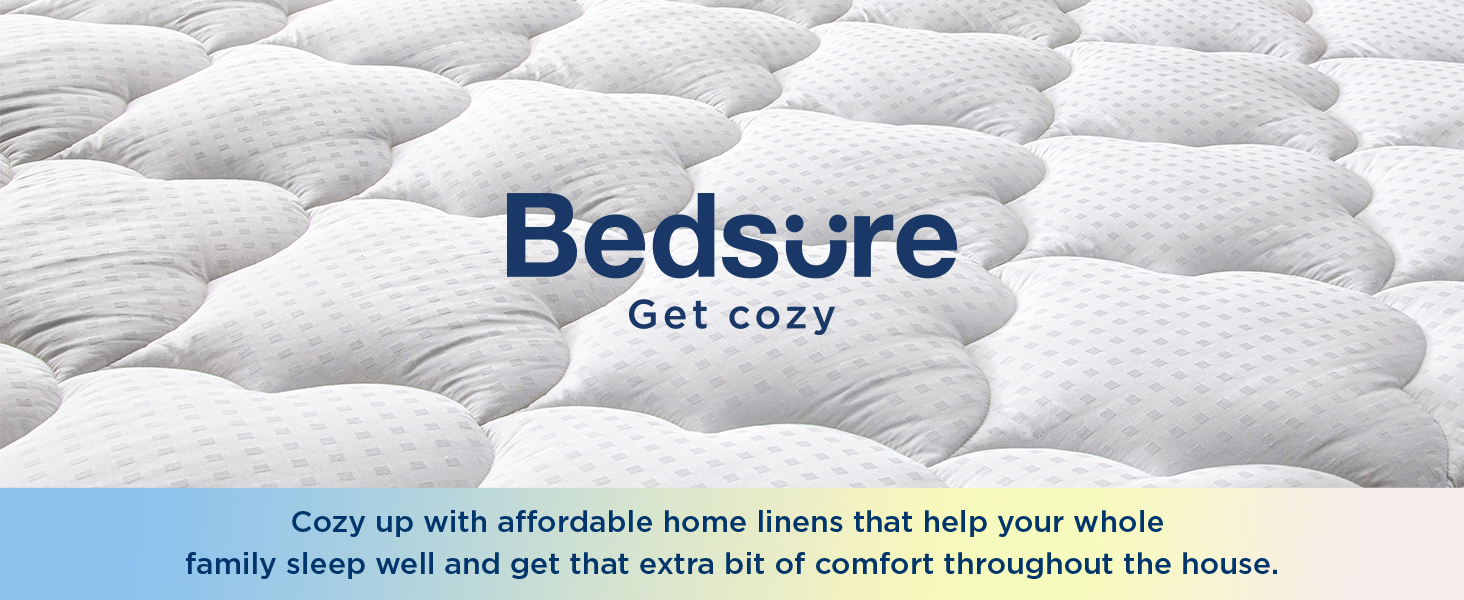 Bedsure Mattress Pad Queen Size Cooling Cotton Mattress