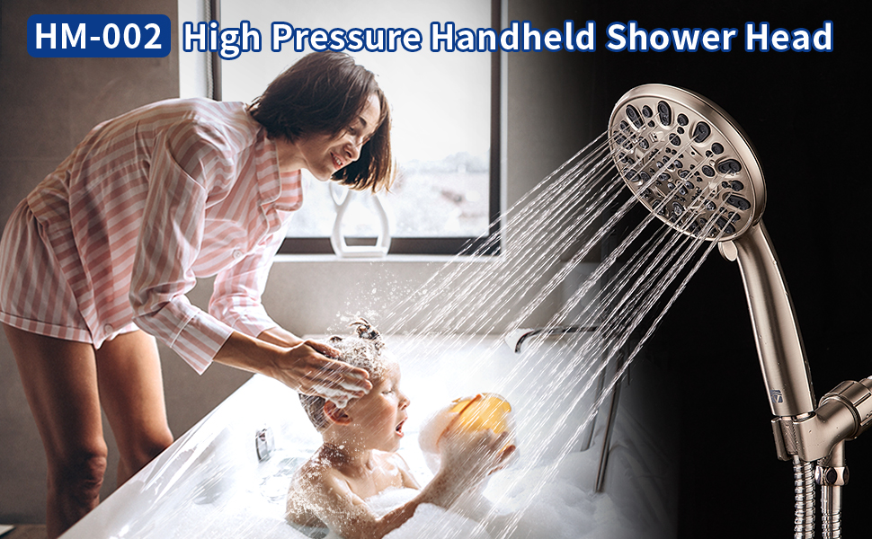 hm002 high pressure handheld shower head