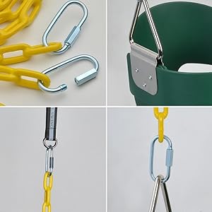 park toys for kids outdoor games for kids 3+ years flexible swing seat heavy duty chain children