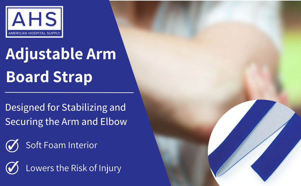 AMERICAN HOSPITAL SUPPLY Arm Board Strap MedicalGrade PU