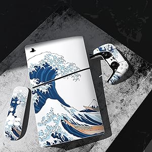 PlayVital Autocollant pour ps5 Slim Console Digital Edition Sticker Skin