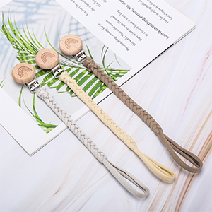 braided pacifier clip