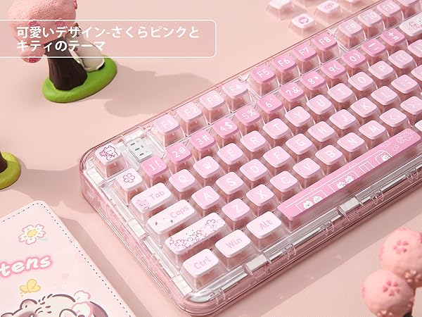 【サイズ:チェリープロファイル_スタイル:雪】YUNZII 雪 キーキャップセッ 2315267183.jpg?1720527982