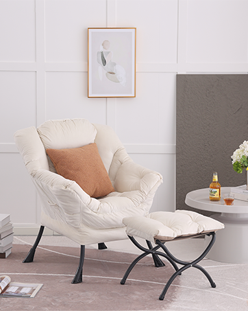 Lazy Chair with Ottoman