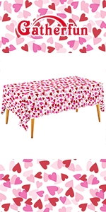 heart tablecloth