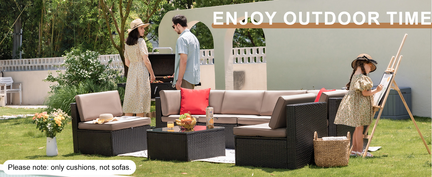14Pcs Outdoor Sectional Replacement Cushion