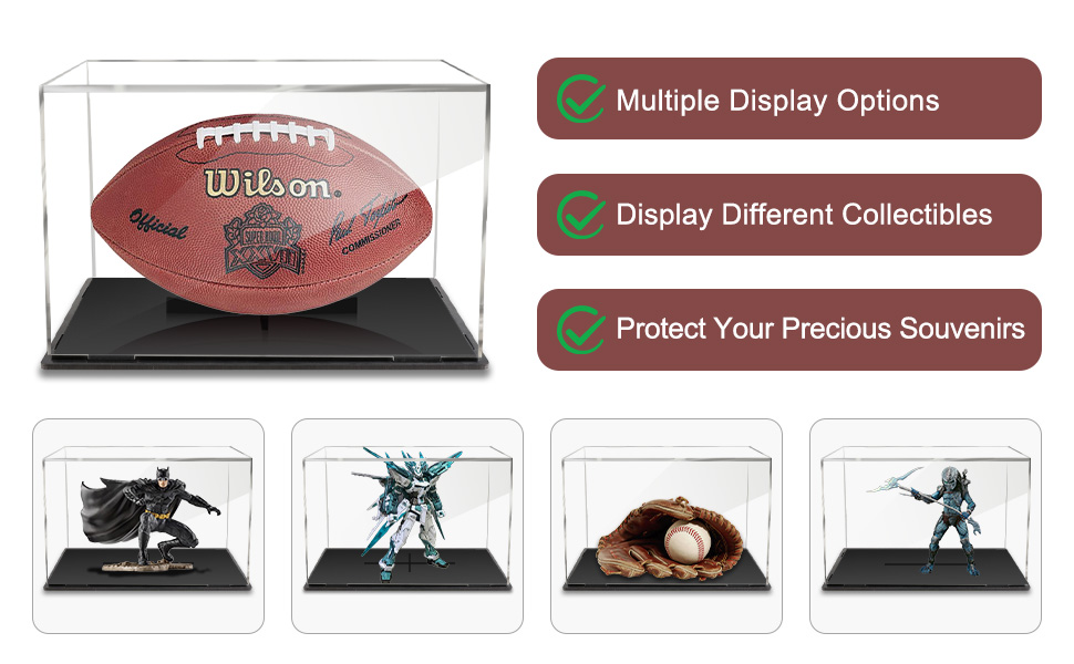 nfl football display case
