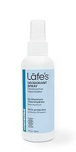 LAFE's Unscented 4 oz Spray Deodorant