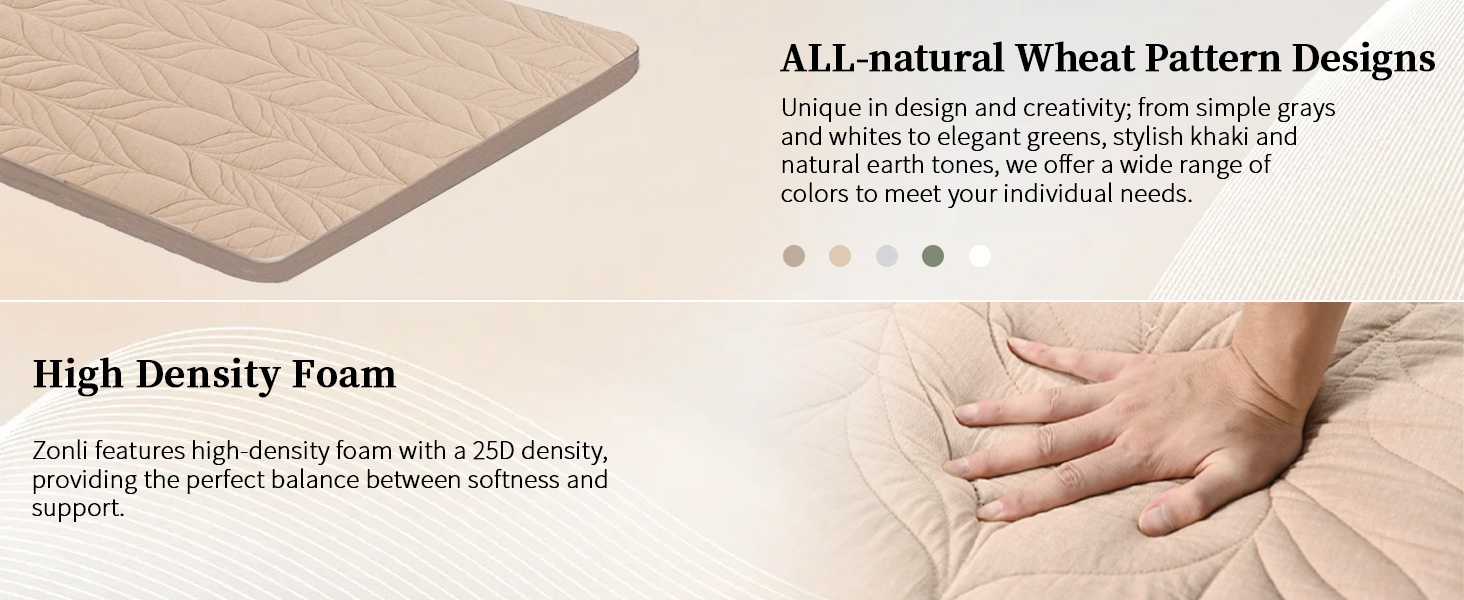 ZonLi Japanese Floor Mattress Futon Mattress Full Size