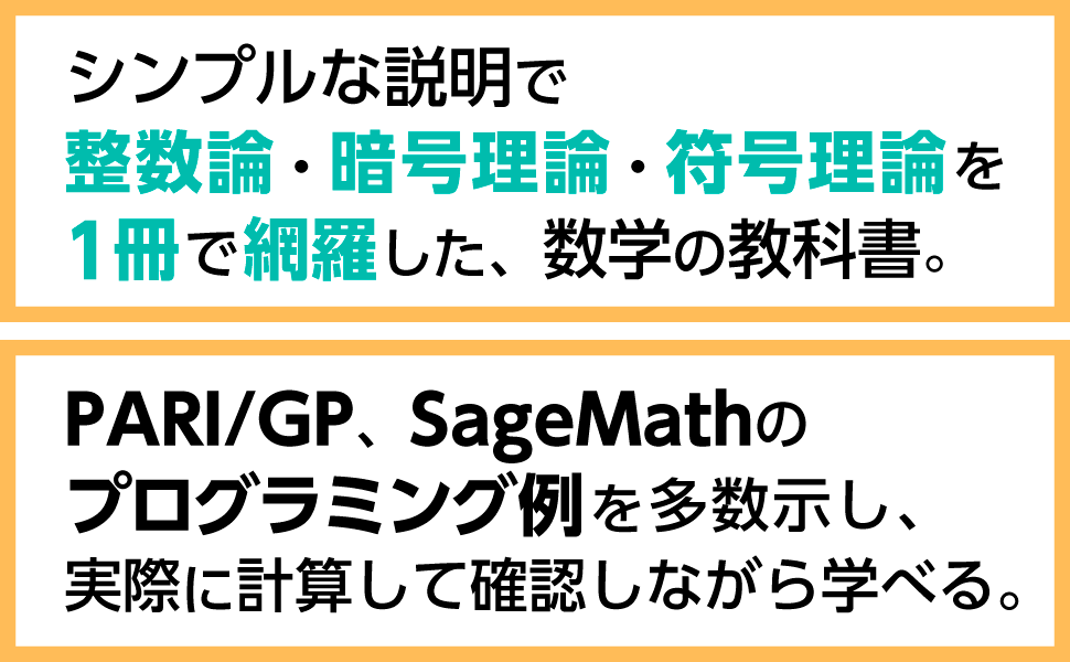 整数論・暗号理論・符号理論: PARI/GPで計算しながら学ぶ (近代科学社
