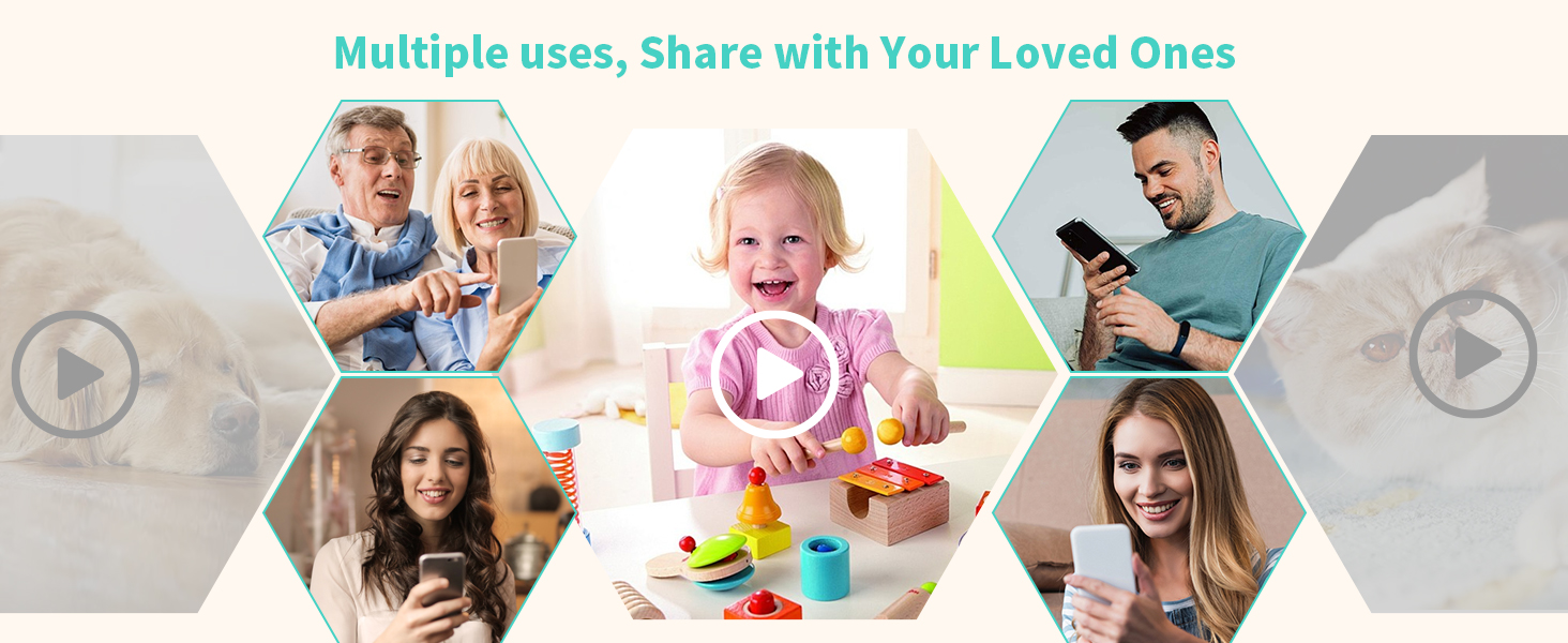 Multiple uses, Share with Your Loved Ones