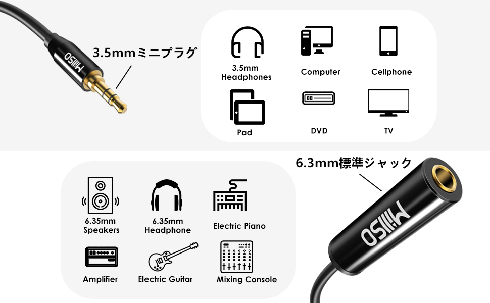 メタルステレオ標準ジャック 61tdFcxeSBL._AC_UF894,