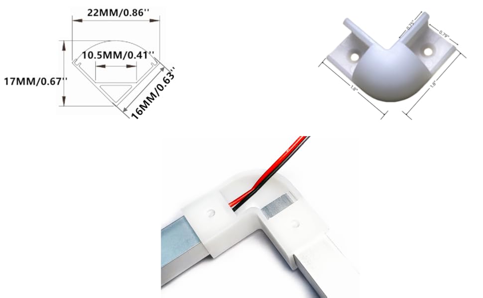 Open Back Design For Cable Outlet and Connection