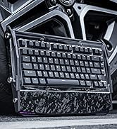DRY STUDIO Black Diamond 75% v2 RGB Wireless Mechanical Gaming Keyboard, 2.4G 2ms Latency, Tri-Mo...