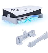 Mcbazel Horizontal Stand for PS5 Pro/PS5 Slim Console, Base Stand Holder Stand Accessories for Pl...