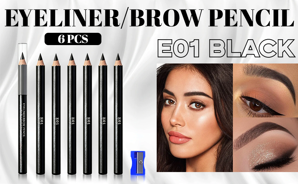 6pcs eye brow pencils