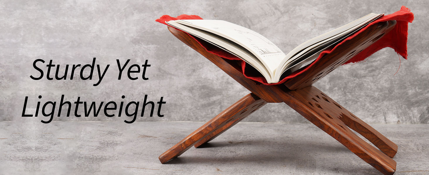 Wooden podium for Quran Quranic reading stand Wooden book rest Adjustable wooden rehal