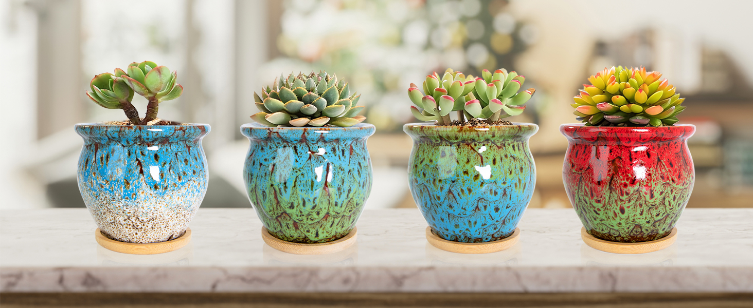 4.5 inch succulent pots