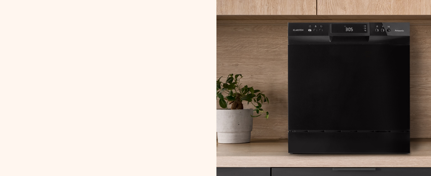 Klarstein Amazonia Table Top Dishwasher Compact Countertop Dishwasher