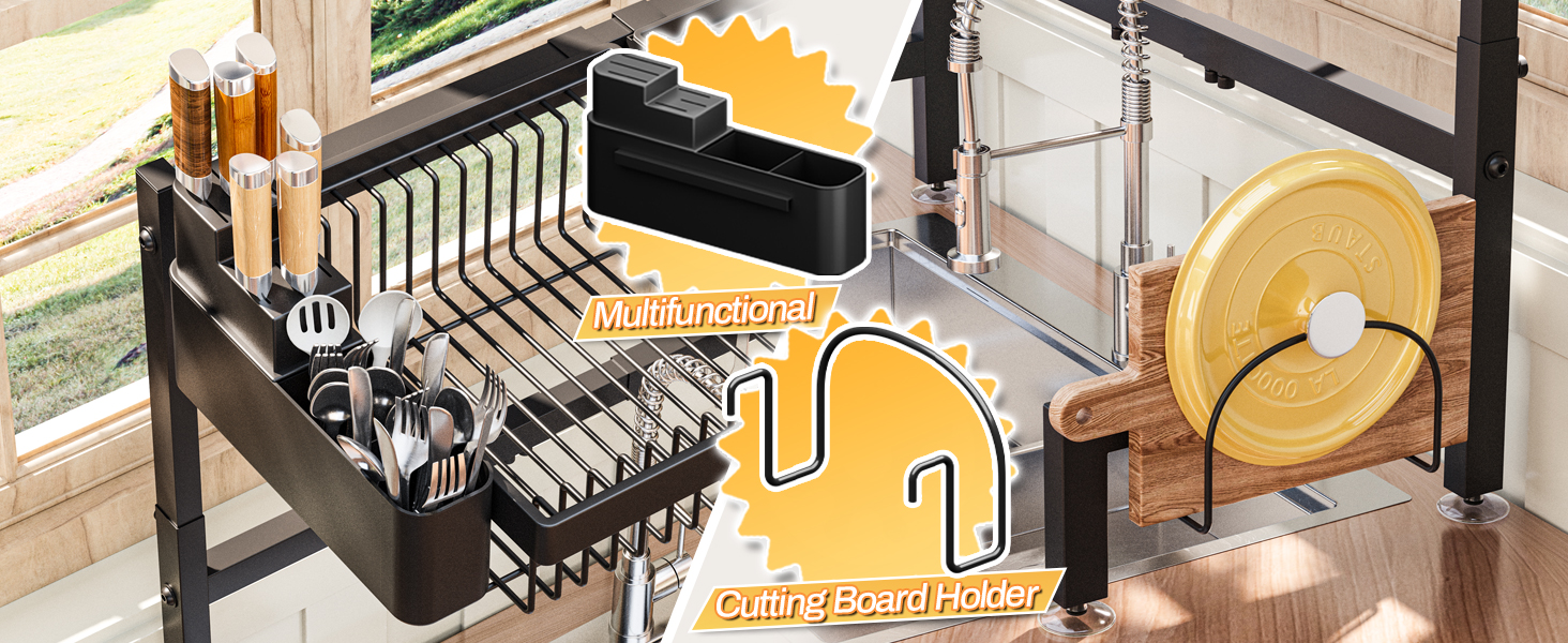 Cutlery Holder&Cutting Board Holder