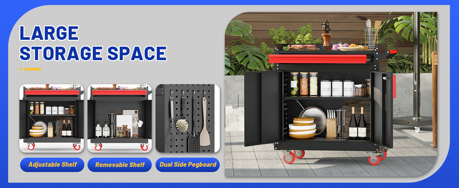 Outdoor grill station